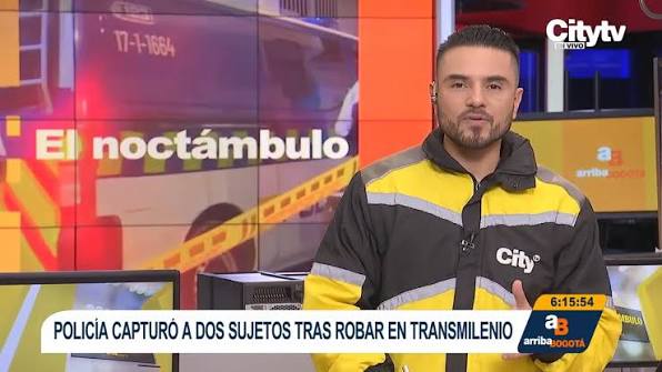 Policía capturó a dos sujetos tras robar en Transmilenio | CityTv |  https://www.youtube.com/channel/UCv5Oy_TJFvGKXjeNzzJE_PQ | Citytv.com.co |  Facebook
