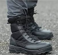 QMFUR Men's Military Boots Outdoor Hiking Work Boot Tactical Durable Combat  Boot Army Shoes