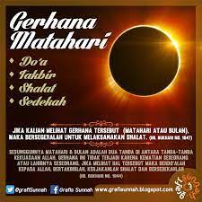 Doa Ketika Gerhana Matahari