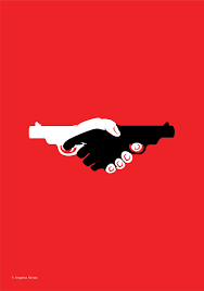 The Poster Comments On The Subject Racism In A Non Direct Way Trying To Invoke The Rea Graphic Design Inspiration Graphic Design Illustration Graphic Design