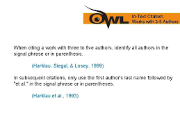 List all the authors in the signal phrase or in parentheses the first time. Apa Formatting And Style Guide Purdue Owl Staff