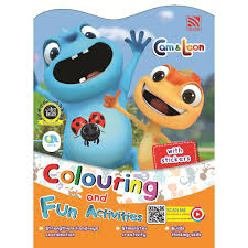 Cam og leon oppdager noe spennende på toppen av en lyktestolpe. Pelangibooks Cam Leon Colouring And Fun Activities Books Shopee Malaysia