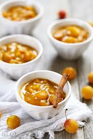 Compote De Mirabelles A La Cannelle Un Dejeuner De Soleil Recettes De Cuisine Compote Mirabelle Recette Prune