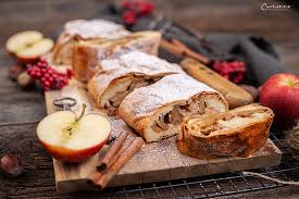 Rezept Apfel Topfen Strudel Mit Dudler Cookingcatrin Rezept Rezepte Strudel Lebensmittel Essen