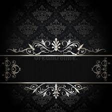 And if you do choose to use a border, you're also able to select it's color, change it's width, and choose it's style. Black And White Vintage Background Stock Illustration Illustration Of Elegant Decor 70123365