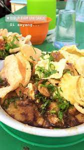 The porridge is topped with a liquid mixture made from spices, shredded chicken, roasted peanuts, and. Pin Di F O O D I E