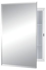 Whether you choose a framed mirror medicine cabinet or a. Jensen 781037 Builder Series Frameless Medicine Cabinet With Beveled Edge Mirror 16 Inch By 22 Inch By 3 3 4 Inch Buy Online In Botswana At Botswana Desertcart Com Productid 2943146