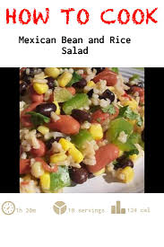 Mexican Bean And Rice Salad Recipe