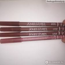 карандаш для губ вивьен сабо оттенок 101 и 102 Karandash Dlya Gub Vivienne Sabo Jolies Levres Lyubimye Nyudovye Karandashi 101 102 103 108 Otzyvy Pokupatelej