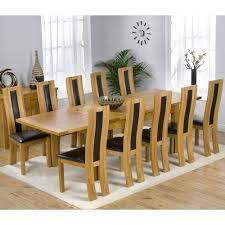 Ophelia Co Pipers Extendable Dining Set With 10 Chairs Wayfair Co Uk Oak Extending Dining Table Oak Dining Table Dining Table