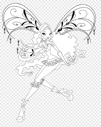Search through 51968 colorings, dot to dots, tutorials and silhouettes. Aisha Stella Bloom Coloring Book Colouring Pages Enchantix Winx Child Monochrome Png Pngegg