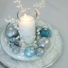 37 Dazzling Blue And Silver Christmas Decorating Ideas Christmas Centerpieces Wedding Themes Winter Silver Christmas Decorations