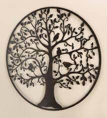 Bird Tree Wall Art In Metal Birds And Trees Make This Metal Wall Art Bring The Beauty Of The Outdoors In Metal Art Tree Wall Decor Metal Tree Wall Art