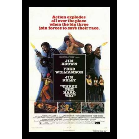 Three the Hard Way Movie Poster
