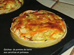 Quiches De Pomme De Terre Aux Carottes Et Poireaux Chez Vanda Recette A Base De Poireaux Quiches Pomme De Terre