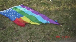 Then, using lighter fluid, he many responding to the news on twitter thought the punishment was disproportionate to the crime. Lgbt Pride Flags Stolen Burned In Hudson Wis Youtube