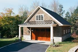 Porch Overhang With Everlast Standing Seam On 30 X 36 Newport Custom Garage Garage Building Plans Garage Plans Detached Garage Plans