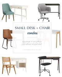 How To Squeeze In A Home Office In A Small Space In 2020 Small Desk Chairs Small Spaces Small Desk