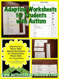 Great Ideas For Adapting Worksheets For Students With Disabilities Autism Classroom News Autism Classroom Autism Teaching