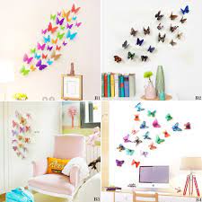 Sangat cocok untuk koleksi, hiasan dinding dan gantungannya pun sngat cantik untuk souvenir. Cod Jatim Stiker Dinding Kupu Kupu 3d Hiasan Dinding Wall Sticker Butterfly 3d Shopee Indonesia