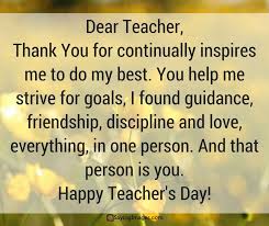 45 Happy Teacher S Day Quotes And Messages To Celebrate Your Mentor S Special Day Sayingimages Com Teachers Day Wishes Happy Teachers Day Message Inspirational Messages For Teachers