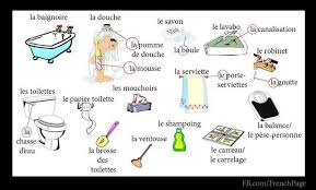 Vocabulaire Salle Des Bains Teaching French French Vocabulary French Classroom