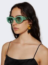 Shop Thierry Lasry Spooky Sunglasses Teal Green at Beverly Center in Los  Angeles, CA