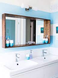 Arredo Bagno Specchio Con Cornice In Legno Bagno Rimodellare Specchi Bagno Specchio Da Bagno