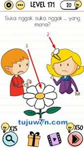 Walaupun game brain out ini memiliki sebuah clue jawaban dengan harus di artikel ini admin sudah menyediakan kunci jawaban brain out semua level secara terlengkap dan pastinya dijamin berhasil, kamu hanya. Brain Test Level 171 172 173 174 175 176 177 178 179 180 Kunci Jawaban Brain Tes Bahasa Indonesia Lengakap Begini Tujuwan Com