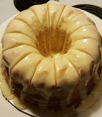 The cake can be frozen without the glaze for up to 3 months. Vanilla Buttermilk Pound Cake W Cream Cheese Glaze Buttermilk Pound Cake Desserts Pound Cake