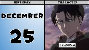 Attack On Titan Characters Birthdays Youtube