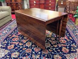 Pennsylvania house cherry dining room set, china cabinet 52w, 16d, 42w, 29h, 6 chairs, 2 with arms, very good condition, $800.00 call: Pennsylvania House Cherry Drop Leaf Table