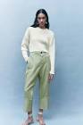 CROPPED KNIT SWEATER Zara