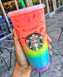Starbucks Rainbow Refresher Secret Starbucks Drinks Starbucks Drinks Healthy Starbucks