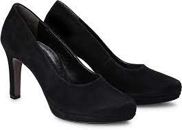 Mit diesen super soften pumps von paul green tragen sie ein feminines modell aus exquisitem samtleder in mittelbraun. Paul Green Velours Pumps Schwarz Gortz 63239210