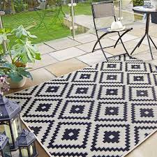 Black And White Boho Rug Dunelm Indoor And Outdoor Geometric Black Rug Dunelm Black Rug Rugs Versatile Rug