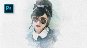 Cara Membuat Efek Lukisan Potrait Watercolor Di Photoshop Photoshop Tutorial Indonesia Youtube