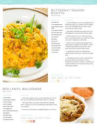 Butternut Squash Risotto Red Lentil Bolognese Tiu Recipes Healthy Recipes Toneitup Recipes