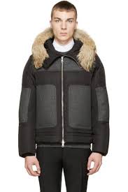 Moncler Grey Black Down Dedion Jacket Jackets Mens Activewear Black Down