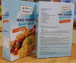 Nasi mandy ayam saudi kandungan 1 set/kotak. Rempah Nasi Mandy Ayam Saudi Al Bayt Perak Bazaar Rakyat