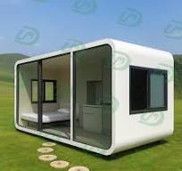 Smooth Appearance Modern Luxury Prefabricated Apple Cabin Sleeping Pod