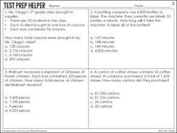 Check spelling or type a new query. Multiplication And Division Word Problems No Prep Test Prep Tpt