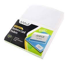 Create your own business cards without design skills ⏩ crello business card maker completely free choose professional business card templates. Business Card Sleeves Self Adhesive Peel And Stick Top Loading Business Card Holders 100 Pack Buy Online In Antigua And Barbuda At Antigua Desertcart Com Productid 59785337