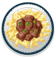 And given that it uses inexpensive cuts and can be freshened up with beans it remains one of my all time top choices. Plate Of Pasta With Beef Stew 368516 Vector Art At Vecteezy