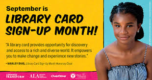 This video demonstrates how to edit your library card number on the website darienlibrary.org , for example, after receiving a new card. September Is Library Card Sign Up Month Conferences Events