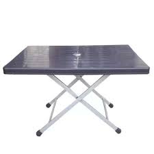 2 3patio Garden Heavy Duty Height Adjustable Folding Table Folding Table Height Adjustable Simple Storage