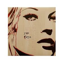Kate Moss Portrait Fashion Illustration 9x24 Jai Faim French Etsy Original Paintings Graffiti Canvas Art