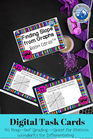 Grades The Impossible Mission Blue Mountain Math Task Cards Digital Task Cards Algebra Projects