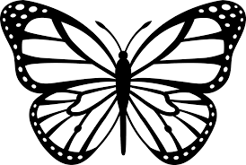 Black And White Butterfly Drawing Images Butterfly Drawings Black And White Butterfly Black And White Butterfly Clip Art Monarch Butterflies Art