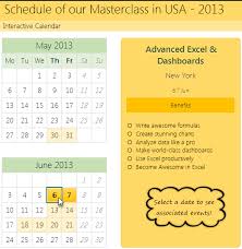 How To Create Interactive Calendar To Highlight Events Appointments Tutorial Chandoo Org Learn Excel Power Bi Charting Online